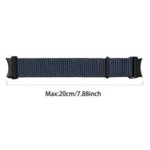 Curea elastică din nailon de 20 mm, fără spațiu, compatibilă cu Samsung Galaxy Watch 7/6/4/Classic/5 Pro 44 mm 40 mm 43 mm 47 mm 42 mm 46 mm, brățară respirabilă din nailon cu buclă, compatibilă cu Galaxy Watch 7 20 mm, accesorii pentru ceas inteligent, femei și bărbați