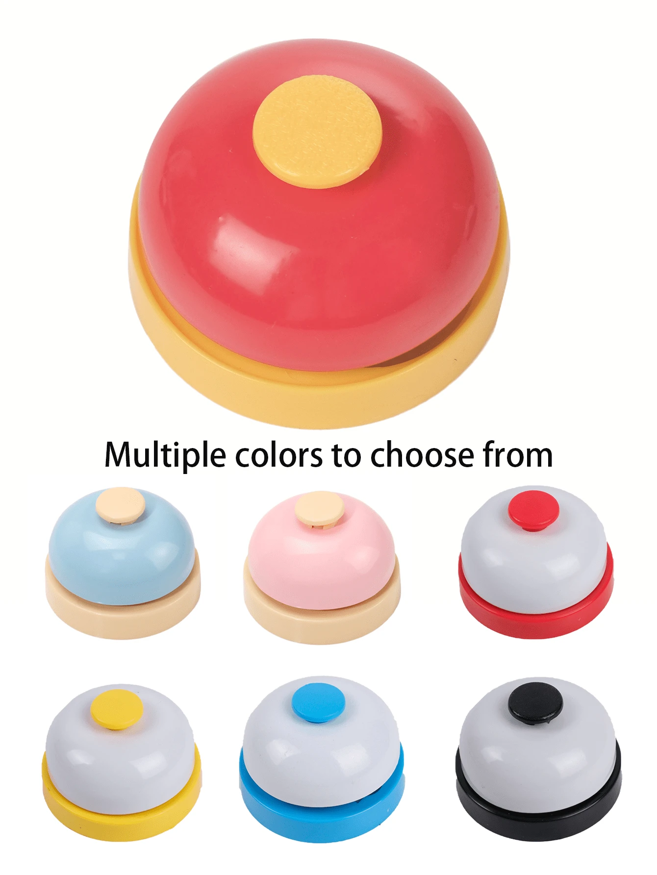 Hand Clapping Bell, Various Colors, No Electricity Required, Uncharged, Without Battery, For Classroom, Kitchen, Restaurant, Bar, Table Games, Pet Training And Interactive Entertainment Bar Bell/Order Bell/Call Bell/Table Bell For Restaurant Kitchen Office, Small/Large Sizes Available For Bedroom, Travel, Office, School Boy Valentine Heart Women's Valentine