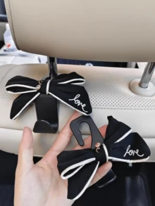 Crochet de suspension pour siège arrière, multifonctionnel, avec inscription << LOVE », accessoire auto pour femme. - Nœud papillon à lettres - Voir 7