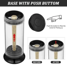 2-Inch 3-In-1 Metal Tobacco Grinder, Herb Conical Filler, Rolling Machine, Cigarette Roller, Grind And Fill Storage All-In-One - Multicolor - View 5