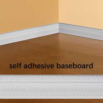1Roll 2.3mX7.8cm Self-Adhesive Wallpaper Line Skirting Line Living Room Wall Paste Wall Decorative Wire Shearable Background Wall Door Frame Decoration