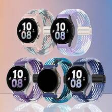 5 条装快速释放编织环磁力表带，兼容 Series11 42 毫米 46 毫米，男女适用，兼容 Ultra 49 毫米 45 毫米 44 毫米 46 毫米 42 毫米 41 毫米 40 毫米 38 毫米 Ultra 2/Ultra，休闲柔软尼龙弹性编织表带，兼容 可调节 Series11/10/9/8/7/6/5/4/3/2/1/SE - 38/40/41mm(Series10 42mm) - 查看 9