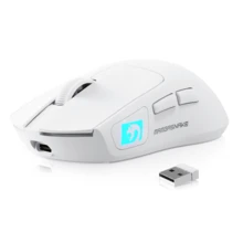 MAMBASNAKE ATTACK SHARK M4 Ultra-Light Wireless Gaming Mouse, 52g, 24000 DPI PAW3311 Optical Sensor, 2.4G/Bluetooth/Wired 3-In-1 Ergonomic Computer Mouse, RGB Lighting, 400mAh Battery, Programmable Mouse, Compatible With PC/Win, Christmas Gift, Children's Gift, 2026 New Year Gift - White/Black - Multicolor - View 15