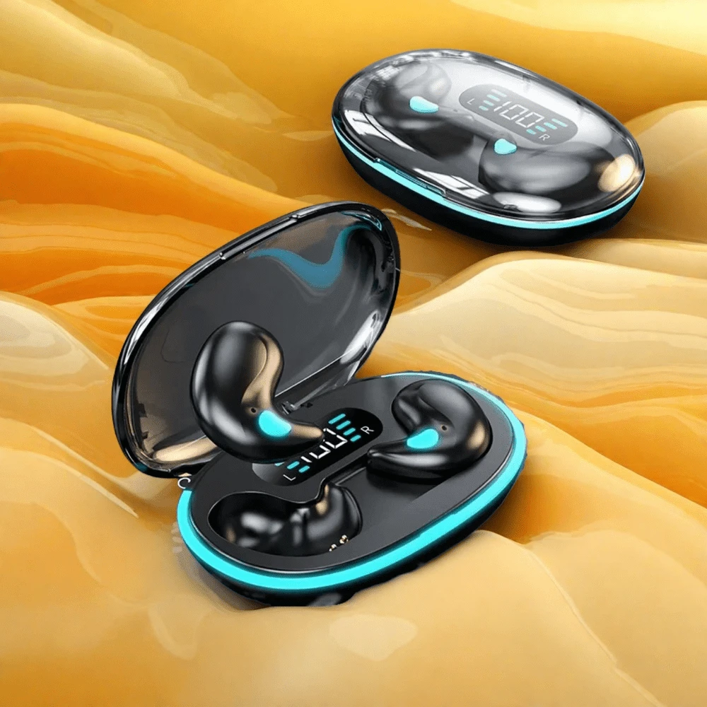 Neue X55 Bluetooth Kabellose Kopfhörer Ohrhörer mit Ohrbügeln, Bluetooth Ohrhörer mit Bass, Geräuschunterdrückung und HiFi Stereo Headsets