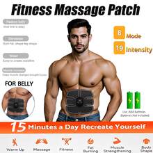 Wireless Muscle Stimulator EMS Hip Trainer Abdominal Abs Fitness Trainer Body Slimming Massager Fitnes Weight Loss Body Slim