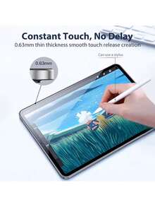 Yezodawee 1Pc Privacy Screen Protector, Compatible With IPad Mini/Air/Pro All Series , 9H Hardness, Anti-Spy Tempered Glass Film, Anti-Scratch, Anti-Shock, IPad Accessories Waterproof Shockproof Full Cover, Suitable For Business Office