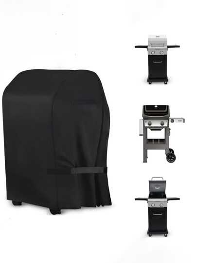 1 件防风烧烤罩，创意圆柱形户外烧烤遮蔽物