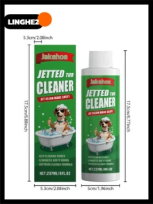 喷射浴缸清洁剂，家用浴室瓷砖和玻璃污渍和水垢去除剂和清洁护理 - 彩色 - 查看 3