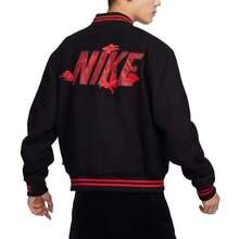 Nike CNY Men's Logo Casual Versatile Hooded Long Sleeve Jacket - Black - View 2