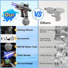 Powerful Water Gun 2025 Upgraded Water Gun For Adults - 800ml Large Capacity, 30 FT Long Range, Automatic Water Suction, 40 Mins Continuous Shooting, Perfect For Outdoor Battles, Parties & Summer Fun - màu xám carbon - Xem 5