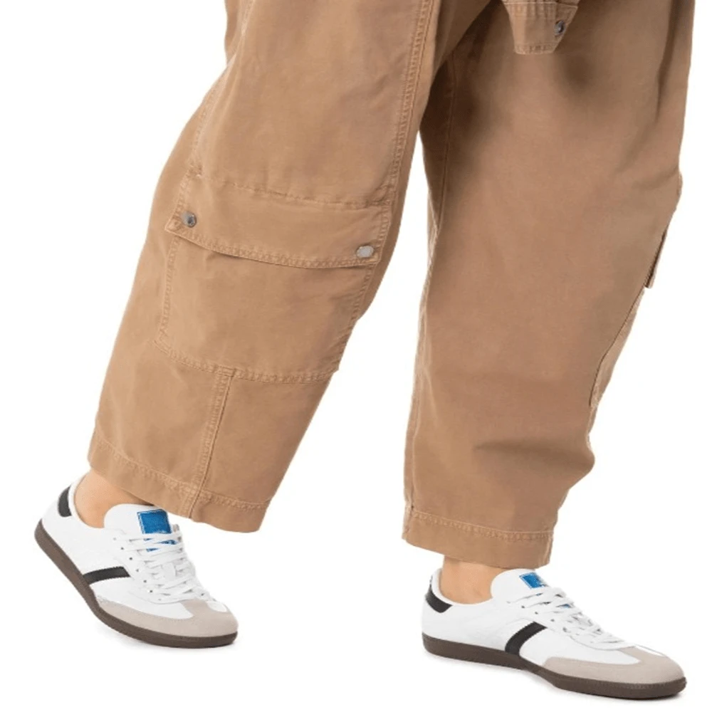 Women's Add Smb Casual Retro Genuine Leather Blogger Sneakers - trắng - Xem 1