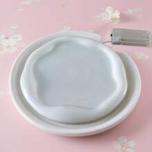 1 buc. Mucegai din silicon cu peisaj înzăpezit de Crăciun, potrivit pentru pasionații de rășină DIY