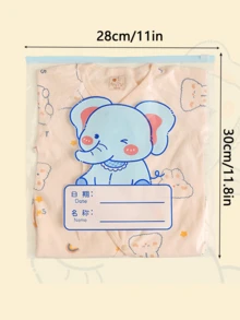 透明储物袋，用于 DIY 工艺品供应、运输包装袋、用于保持衣物清洁的磨砂拉链塑料袋、用于包装 T 恤、衬衫、文件、衣服的透明塑料服装袋塑料密封袋、可重复使用的磨砂可重复密封袋、医院包、孕妇必需品旅行储物袋整理器节省空间的储物袋鞋子化妆品旅行 - 彩色 - 查看 10