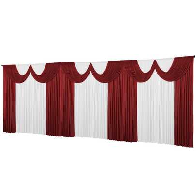 Cortina Extra Grande Para Igreja Eventos Decoraçao Malha Gel Helanca Qualidade Premium ( envio imediato )