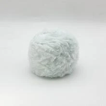 2/1pc 100g 钩针纱，彩虹混纺，奢华柔软人造毛皮纱球，羊毛纱，粗羊毛仿貂毛花式纱，粗羊毛手工编织纱，柔软纱 DIY 钩针编织纱线，用于衣服、圣诞帽