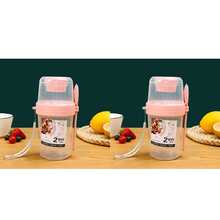 800ml Multi-Use Salad Yogurt Parfait Cup - Portable With Lid & Fork, Vegan Friendly Leakproof Snack Container For On-The-Go Life - 彩色 - 查看 13