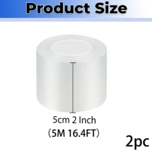 شريط عزل النوافذ الشفاف، شريط إحكام الأرضيات مقاوم للطقس بدون بقايا للنوافذ والأبواب - شفاف - مشاهدة 8