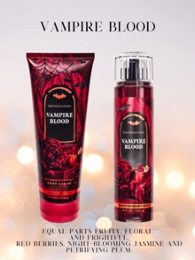 Set de Bruma Corporal y Crema Corporal de Fragancia Fina Nuevo de Bath & Body Works - Conjunto de sangre de vampiro - Ver 1