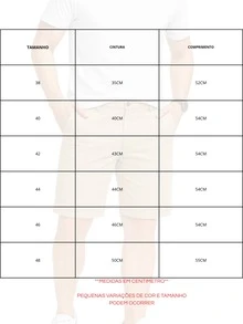 KIT 3 Bermuda de Sarja Masculina Premium Shorts Sport Fino - 3 UNID BEGE - Visão 2