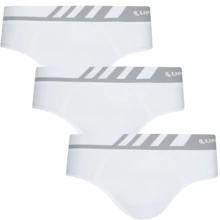 Kit 3 Cuecas Slip Adulto S/costura Microfibra Lupo 00691-002