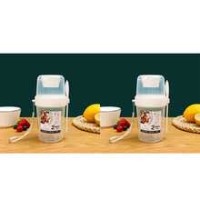800ml Multi-Use Salad Yogurt Parfait Cup - Portable With Lid & Fork, Vegan Friendly Leakproof Snack Container For On-The-Go Life - 彩色 - 查看 12