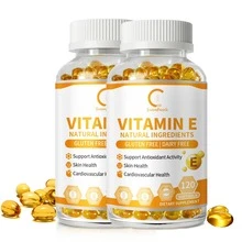 MULITTEA (2 Pack)Vitamin E Capsules,1000 IU Mixed Tocopherols, Antioxidant Protection & Immunity Boost Supplement, 120 Softgels - 2 Pack(240pcs) - 查看 1