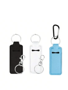 Lipstick Keychain Holder With Clip, Suitable For Women Winter Gift, Lipstick Case, Lipstick Bag, Portable Pocket Lip Gloss Tube Storage Bag, Travel Accessory, Lipstick Keychain Holder, Multi-Functional Accessory - Multicolor - View 22