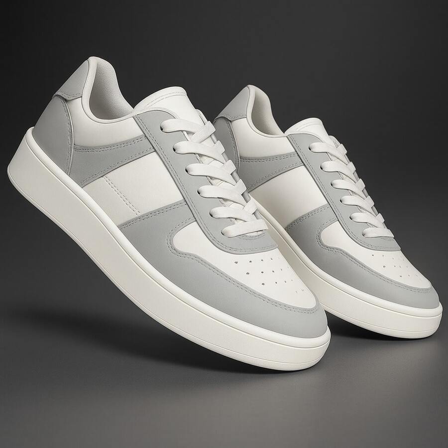 Women's Gym Training Day To Day Sneakers - Beautiful And Comfortable Skate Shoes - 灰色 - 查看 1
