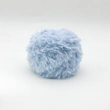 2/1pc 100g 钩针纱，彩虹混纺，奢华柔软人造毛皮纱球，羊毛纱，粗羊毛仿貂毛花式纱，粗羊毛手工编织纱，柔软纱 DIY 钩针编织纱线，用于衣服、圣诞帽