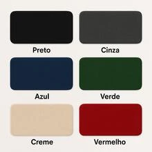 3 Piece Cotton Kitchen Rug Set Kit Low Pile Various Colors - 黑色 - 查看 5