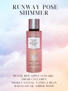 Victoria's Secret Victoria's Secret VS Body Mist Fine Fragrances Pink Perfume Dreamy Petals Sunlit  Sparkling Blooms - Tạo dáng trên sàn diễn lung linh - Xem 1