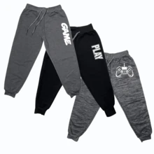 Kit Of 3 Printed Boys' Sweatpants, Assorted Game - Nhiều màu - Xem 1