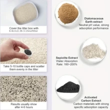 Anti-Odor Deodorizing Balls For Cat Litter, Odor Eliminator, Odor Remover, For Cats - 紫色 - 查看 6