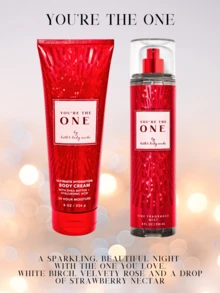 Bath & Body Works Bath And Body Works BBW New Fine Fragrance Body Mist And Body Cream Set - 你就是那一個 - 查看 3