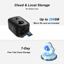 Solar-Powered IP65 Waterproof Security Camera, 3K High-Definition Outdoor/Indoor 2.4GHz & 5GHz Wireless Camera 4Pack , With Artificial Intelligence Motion Detection, Two-Way Audio, 5200 Mah Battery And Solar Panel, Suitable For Home, Pet, Babysit Camera, Garage, Yard, Solar Security Camera Work For Alexa - 黑色 - 查看 10