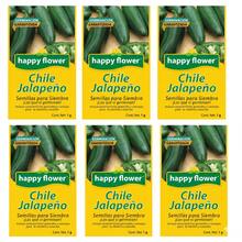 Pack de 6 Semillas de Chile Jalapeño Happy Flower – Germinación Garantizada (1 g c/u) - Amarillo - Ver 5
