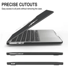For MacBook Air 13.6" Case (2025-2022) [A3240 M4/ A3113 M3/ A2681 M2], Plastic Hard Shell With Delicate Print & Screen Protector & Keyboard Cover, 3 In 1 Anti-Scratch Apple Laptop Protection Set - Hoa trong suốt - Xem 9
