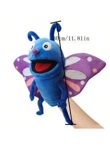 1 件讲故事手偶填充娃娃，昆虫主题毛绒手手套木偶，用于语言表演和讲故事 - 彩色 - 查看 8