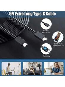 2PCS/1PC Compatible With Samsung Super Fast Charging Type C Charging Cable Cord With 20W USB C Android Phone Charger Block Compatible With Samsung Galaxy S23/S22/S21/S20/Plus/Ultra/FE/Note 20/10/Z Fold/Flip/A17/Compatible With IPhone Compatible With Samsung S23 S24 Moto,Pixel,Honor,Realme,IQOO