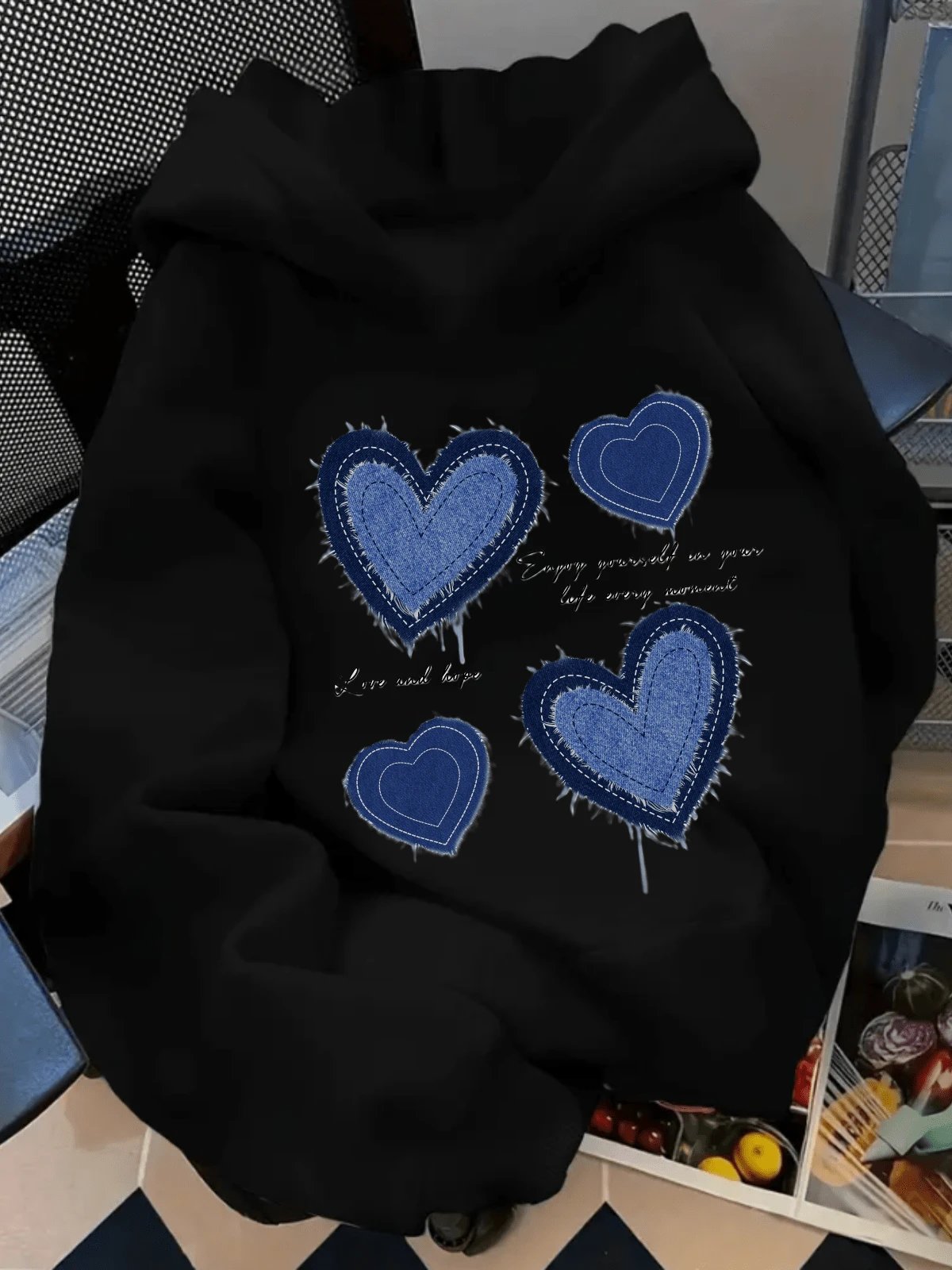 Women Sweatshirts - Black - View 1