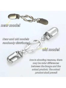 1pc/2pcs Vintage Waist Tie & Shirt Clip, Suitable For Shawls, Cardigans, Sweaters, Clothes And Pants