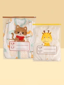 透明储物袋，用于 DIY 工艺品供应、运输包装袋、用于保持衣物清洁的磨砂拉链塑料袋、用于包装 T 恤、衬衫、文件、衣服的透明塑料服装袋塑料密封袋、可重复使用的磨砂可重复密封袋、医院包、孕妇必需品旅行储物袋整理器节省空间的储物袋鞋子化妆品旅行 - 彩色 - 查看 6