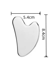 Heart-Shaped Stainless Steel Gua Sha Board, Multifunctional Blackhead Shovel, Suitable For Facial Lifting, C - 銀色 - 查看 10