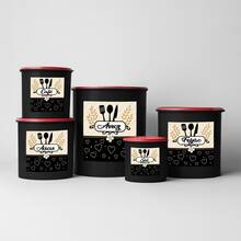 PRETO TAMPA VERMELHA