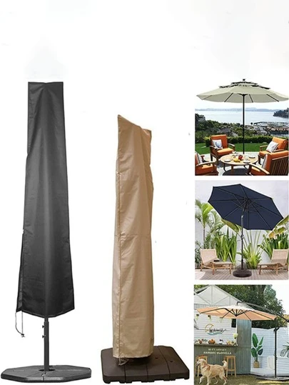1 st. oxfordtyg parasollöverdrag, vattentätt, UV-resistent, slitstarkt möbelöverdrag