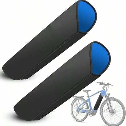 1pc Electric Bicycle Battery Cover Protector, Bike Frame Anti-Cold Anti-Dust Waterproof Cover, Winter Electric Bike Frame Protective Case
