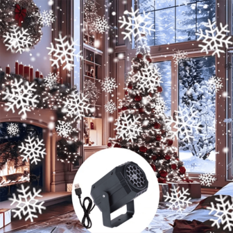 1PC Snowflake Projector Lamp LED Christmas Projector Festival Atmosphere Projector Lamp Indoor Festival Projector Lamp Used For Home Wedding Party Garden Landscape Decoration, Room Decoration Christmas Decoration Christmas Lamp Bedroom Decoration Home Decoration Christmas Decoration Christmas Tree Gift Decor Thanksgiving Wedding Home Decor Autumn Decor Birthday Decorations For Gifts Party Supplies Indoor Outdoor Garden Holiday Festival Decor Halloween Decor Halloween Ornaments