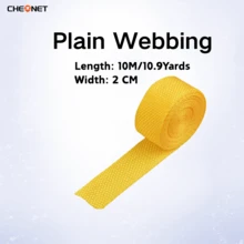 1pc PP Webbing Canvas Polyester Ribbon, Suitable For Backpack Binding, Bag Crafts DIY, Belt Bags, Pet Supplies