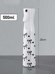 Schleifenmuster klare PET nachfüllbare Reise-Sprühflasche, Mehrzweck-Feinnebel-Sprühflasche für Reisen und Geschäftsreisen, Make-up-Entferner-Spender, wiederverwendbare Haarspray-Flasche, kontinuierlicher Wasserzerstäuber, für Haarstyling, Reinigung, Pflanzen, Gesichtsfeuchtigkeit