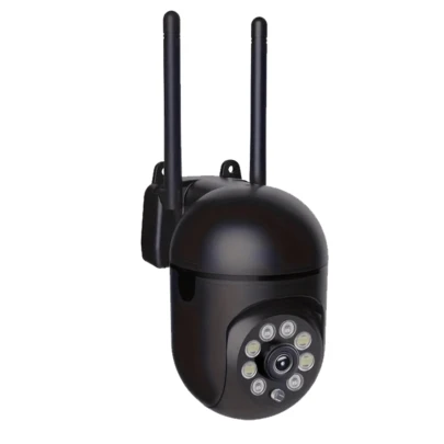 1pc 2.4GHz WiFi Security Camera, 1080P HD Color Night Vision, Wireless Indoor/Outdoor Camera, Two-Way Audio, PTZ, Motion Tracking, Pan/Tilt/Zoom Home Surveillance Camera